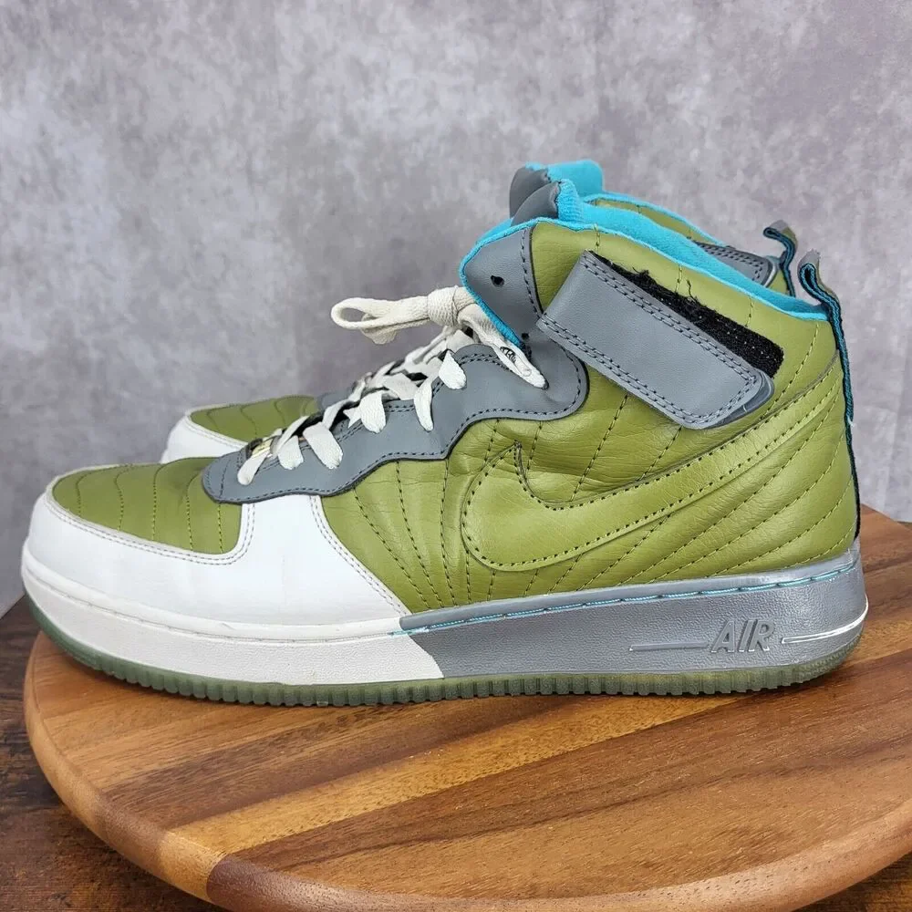 Nike Air Jordan Fusion 12 Sneakers‎ Mens 13 AJF12 Green Gray Leather 2007 Shoes